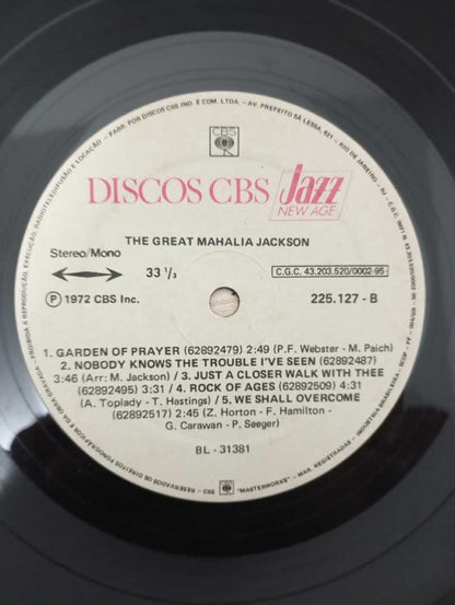 Lp Vinil Mahalia Jackson The Great Mahalia Jackson Duplo