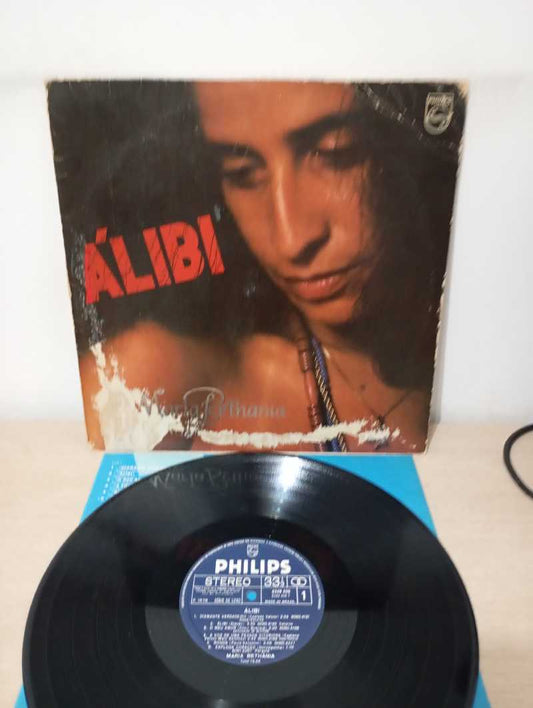 Lp Vinil Maria Bethânia Álibi Com Encarte