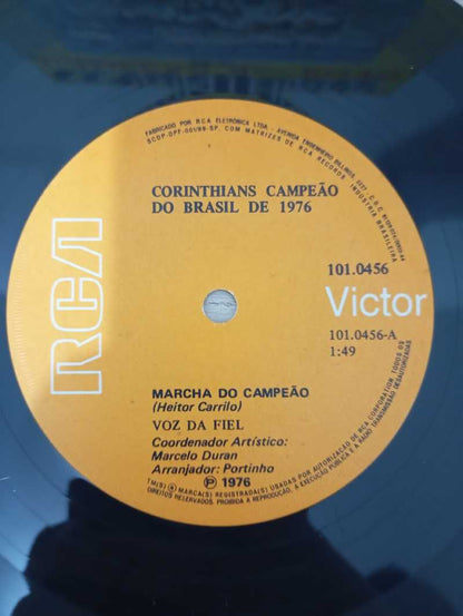 Compacto Vinil Corinthians Campeão do Povo 1976