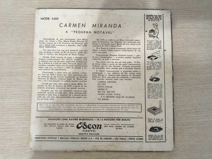 Lp Vinil Carmen Miranda A Pequena Notável 10" 33RPM