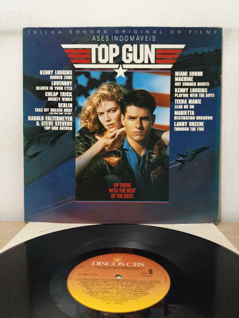 Lp Vinil Top Gun Ases Indomáveis Com Encarte