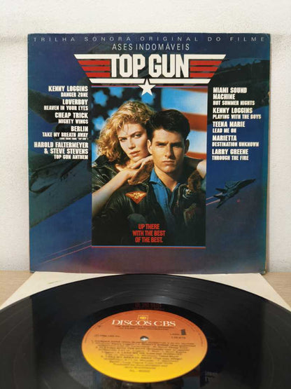 Lp Vinil Top Gun Ases Indomáveis Com Encarte