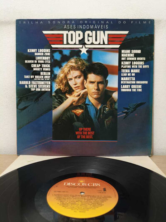 Lp Vinil Top Gun Ases Indomáveis Com Encarte