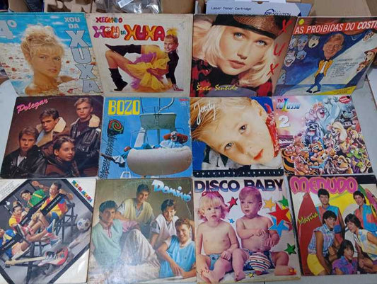 Lp Vinil Lote 12 Unidades Pop Infantil