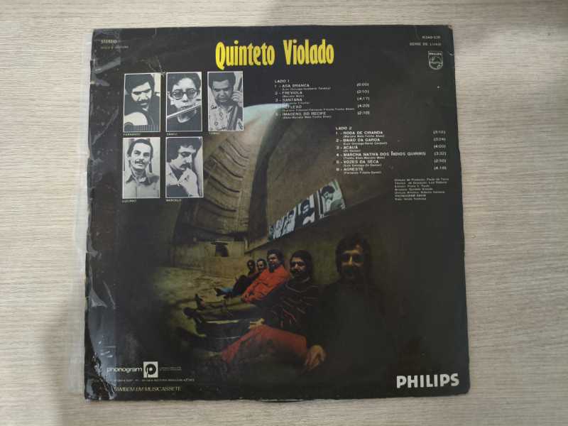 Lp Vinil Quinteto Violado 1972