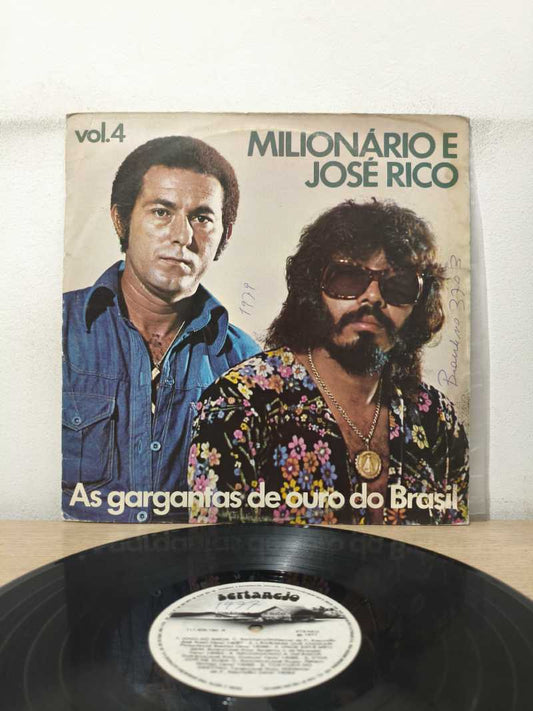 Lp Vinil Milionário & José Rico As gargantas de ouro do Br