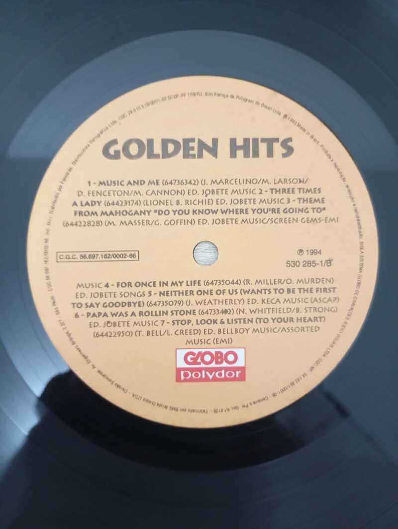 Lp Vinil Diana Gladys Pips Commodores Golden Hits