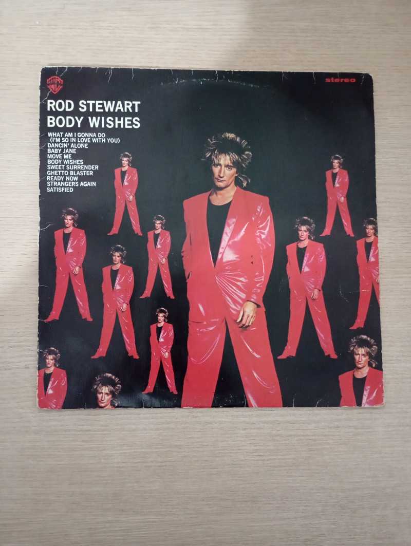 Lp Vinil Rod Stewart Body Wishes Com Encarte