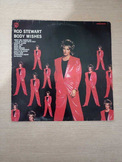 Lp Vinil Rod Stewart Body Wishes Com Encarte