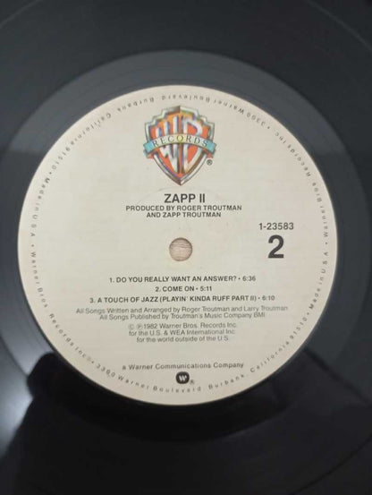 Lp Vinil Zapp II Importado