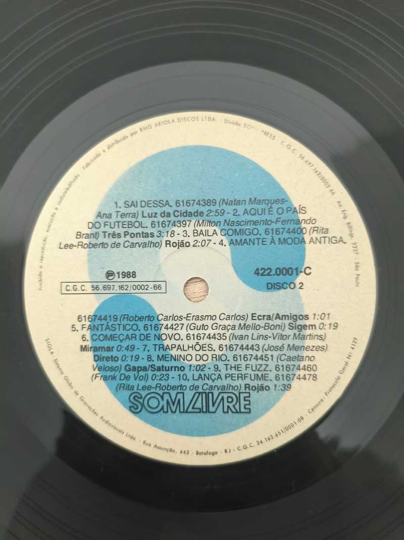 Lp Vinil Elis Regina Trem Azul Duplo