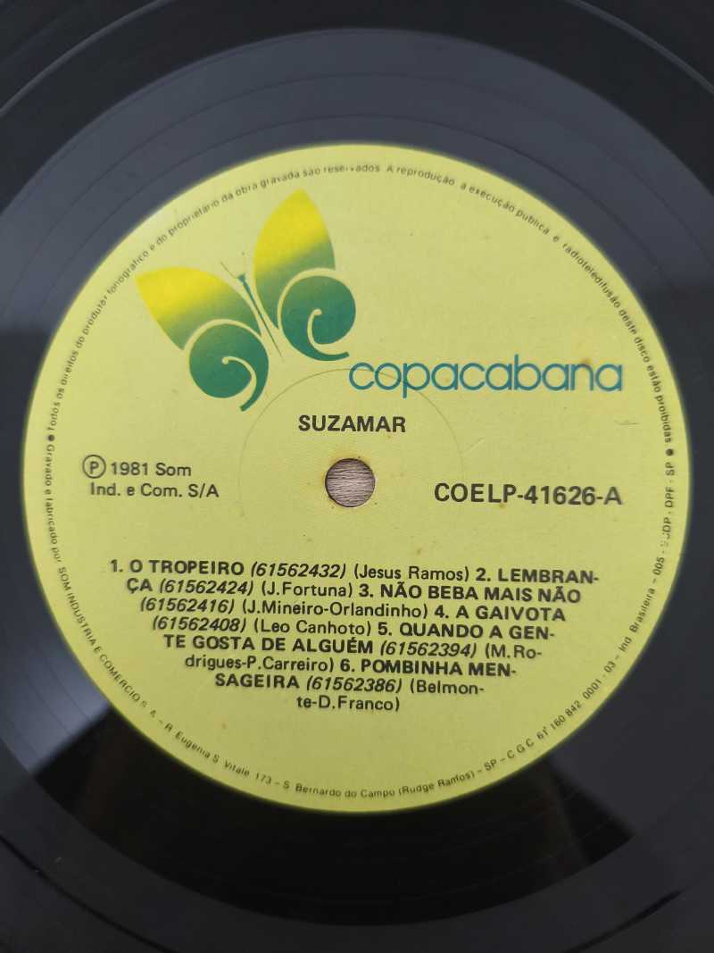 Lp Vinil Suzamar Vol. 3