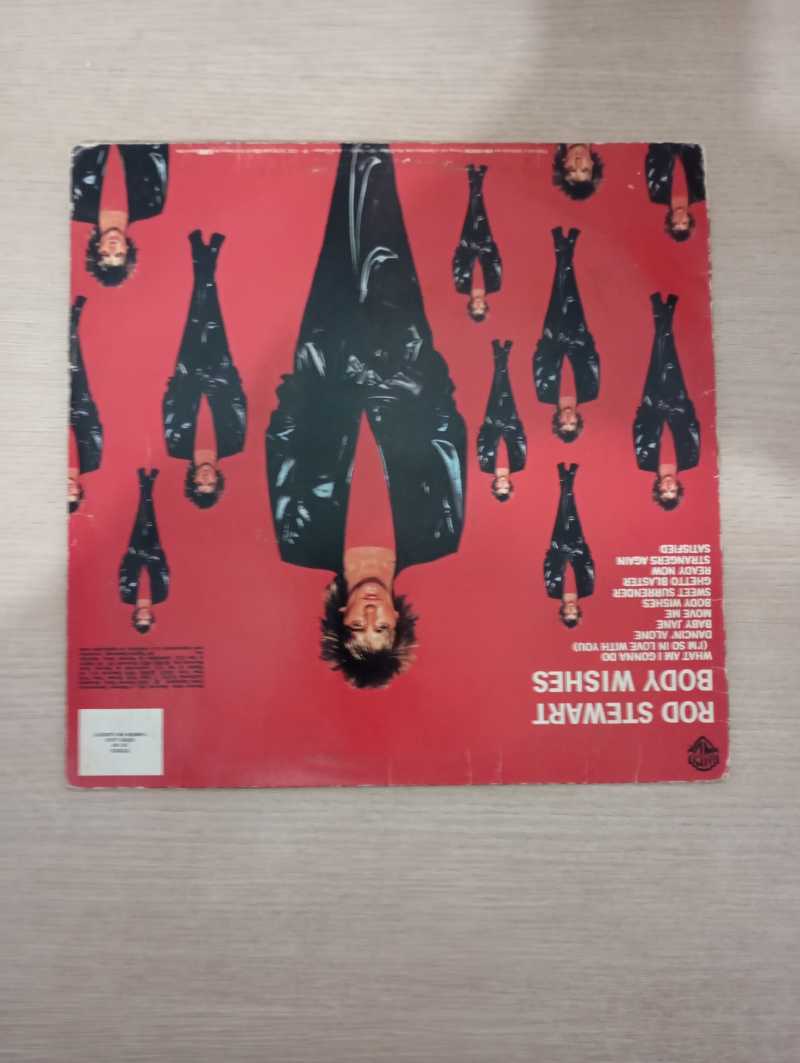 Lp Vinil Rod Stewart Body Wishes Com Encarte