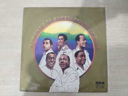 Lp Vinil Os Originais Do Samba Pra Que Tristeza Com Encarte