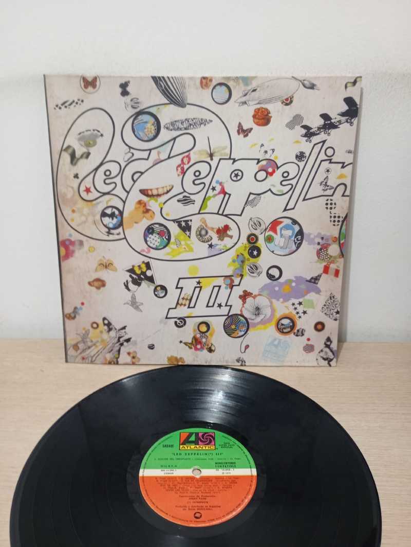 Lp Vinil Led Zeppelin III Argentina Capa Dupla Importado