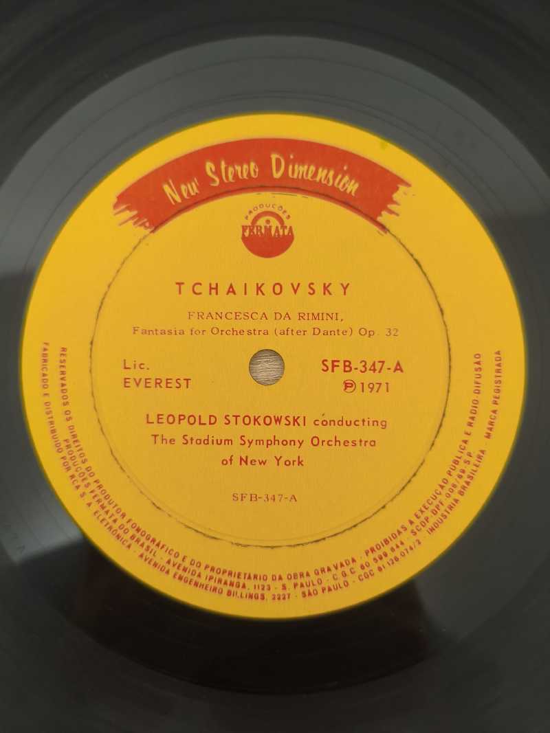 Lp Vinil Pyotr Ilyich Tchaikovsky Hamlet / Francesca da Rimini Importado