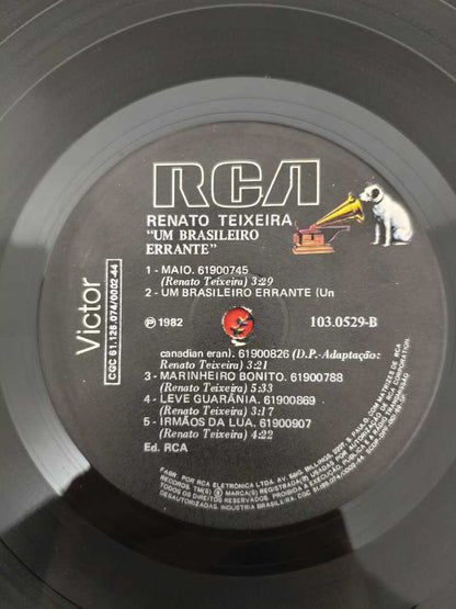 Lp Vinil Renato Teixeira Um Brasileiro Errante Com Encarte