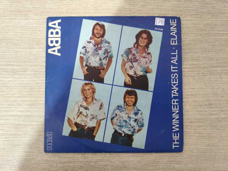 Compacto Vinil ABBA The Winner Takes It All / Elaine
