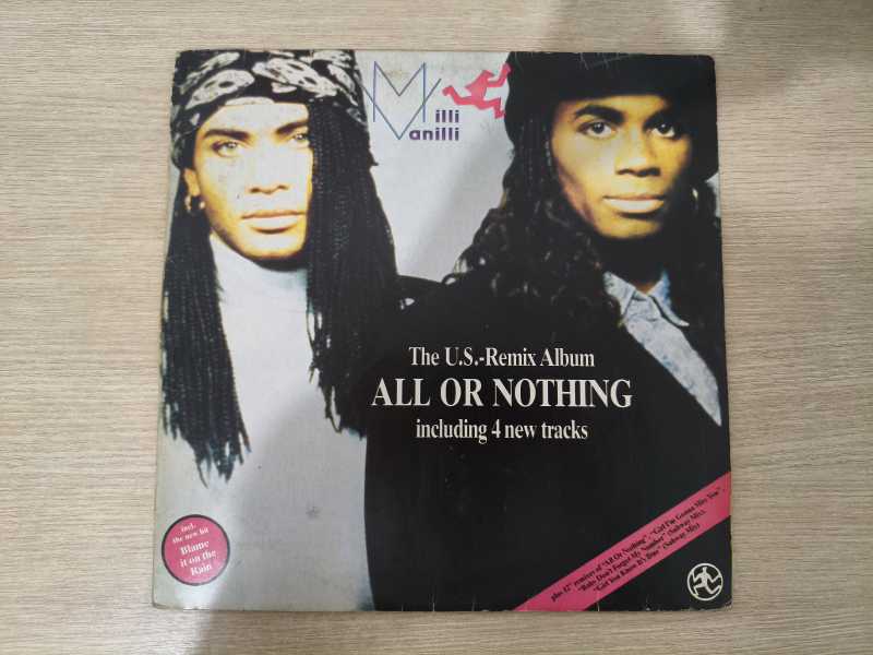 Lp Vinil Milli Vanilli All Or Nothing US Remix Album