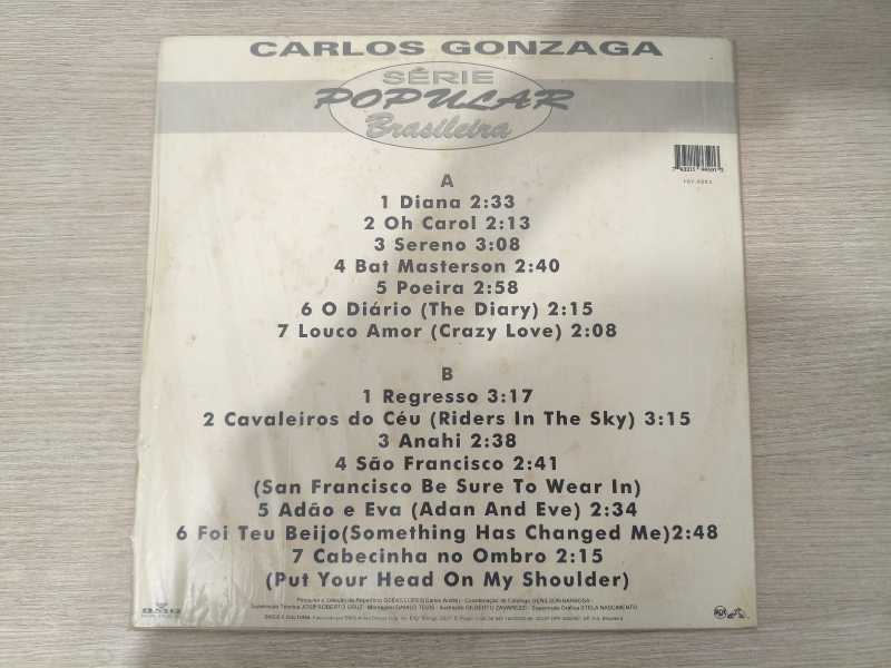 Lp Vinil Carlos Gonzaga Série Popular Brasileira