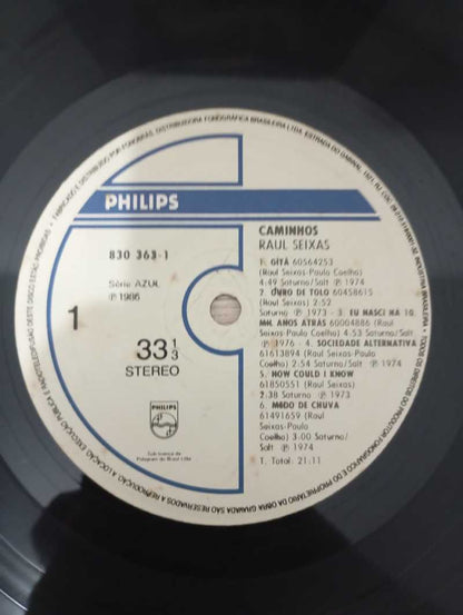 Lp Vinil Raul Seixas Caminhos