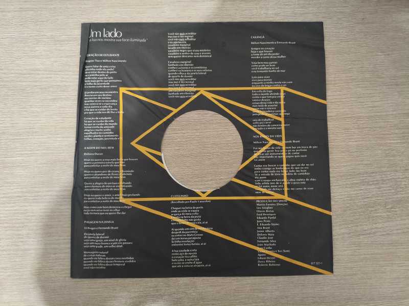 Lp Vinil Milton Nascimento Ao Vivo Capa Dupla Com Encarte