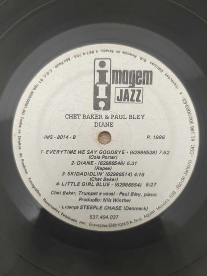 Lp Vinil Chet Baker & Paul Bley Diane
