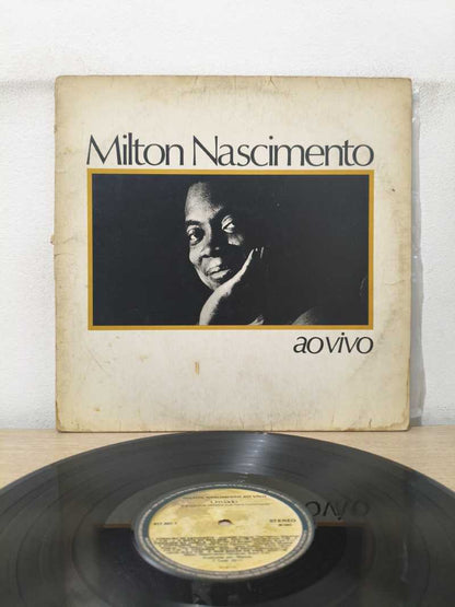 Lp Vinil Milton Nascimento Ao Vivo Capa Dupla