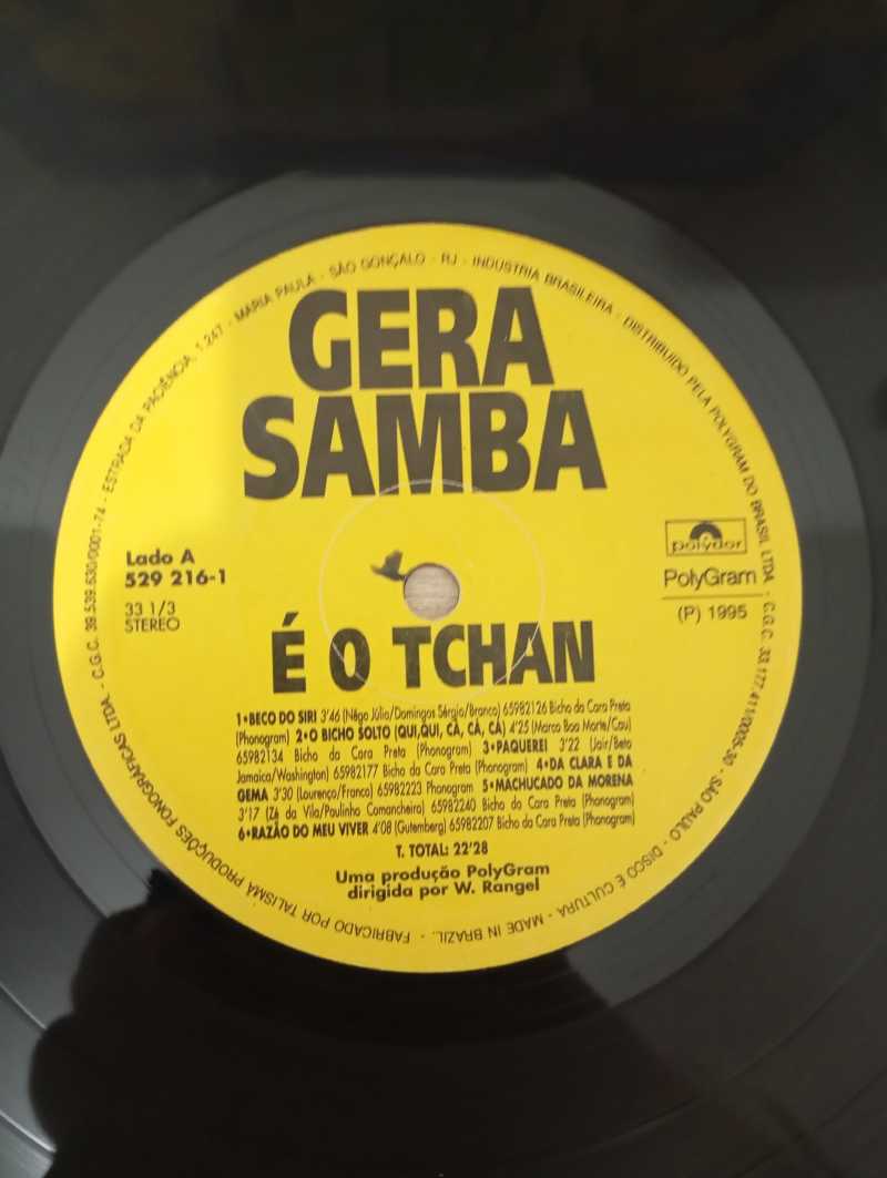 Lp Vinil Gera Samba É O Tchan