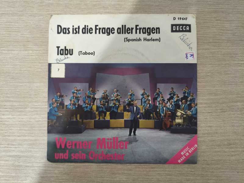 Compacto Vinil Werner Müller Und Sein Orchester Tabu Imp.