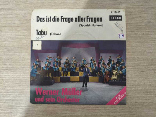 Compacto Vinil Werner Müller Und Sein Orchester Tabu Imp.