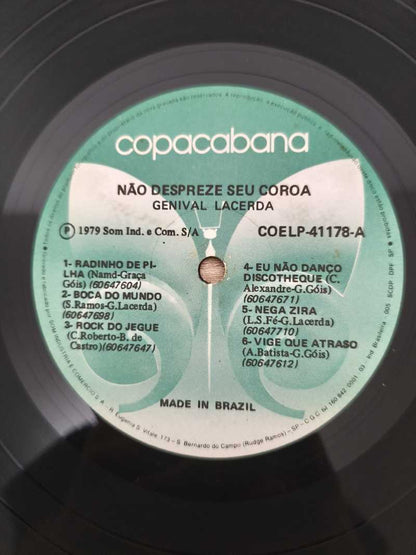 Lp Vinil Genival Lacerda Não Despreze Seu Coroa