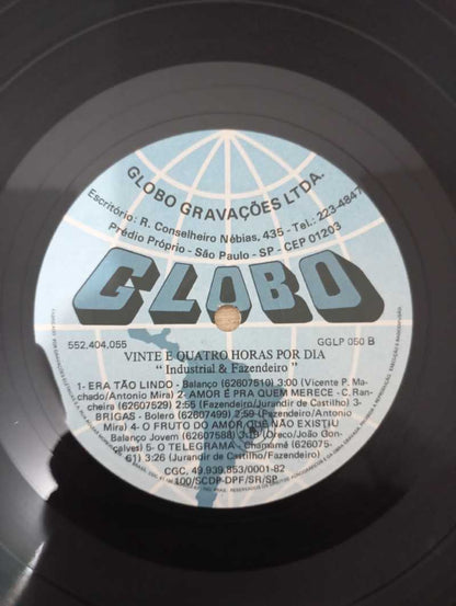 Lp Vinil Industrial e Fazendeiro Vinte Quatro Horas Dia
