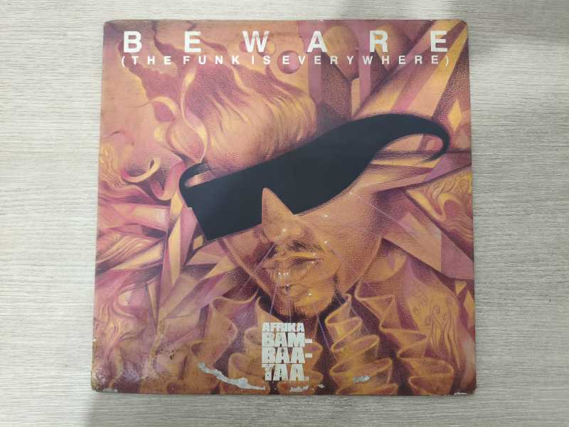 Lp Vinil Afrika Bambaataa Beware Funk Everywhere Importado