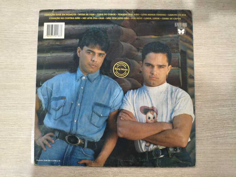 Lp Vinil Zezé Di Camargo & Luciano 1992 Com Encarte