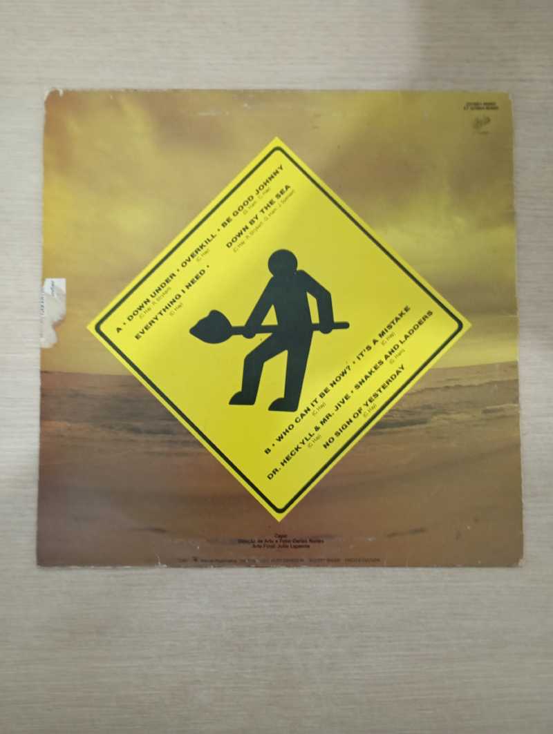 Lp Vinil Men At Work The Best Of Men At Work