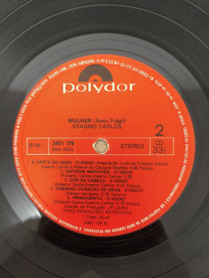 Lp Vinil Erasmo Carlos Mulher