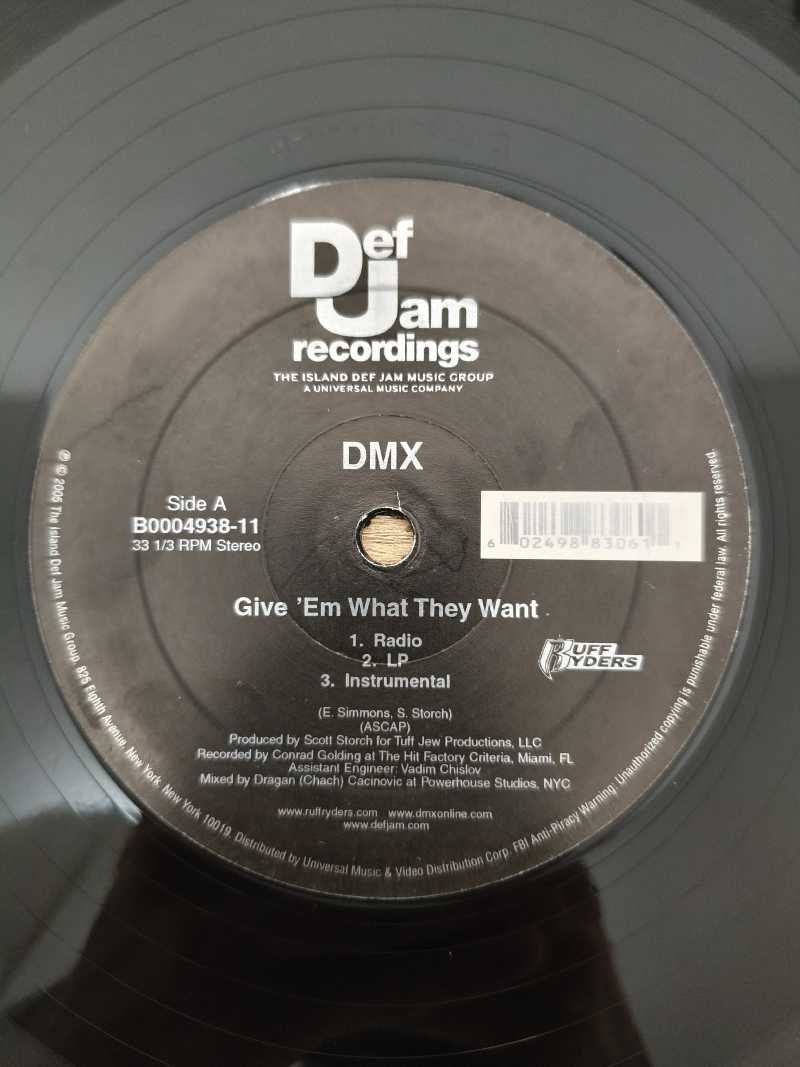 Lp Vinil DMX Give 'Em What They Want Pump Ya Fist Importado