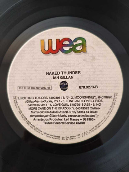 Lp Vinil Ian Gillan Naked Thunder Com Encarte