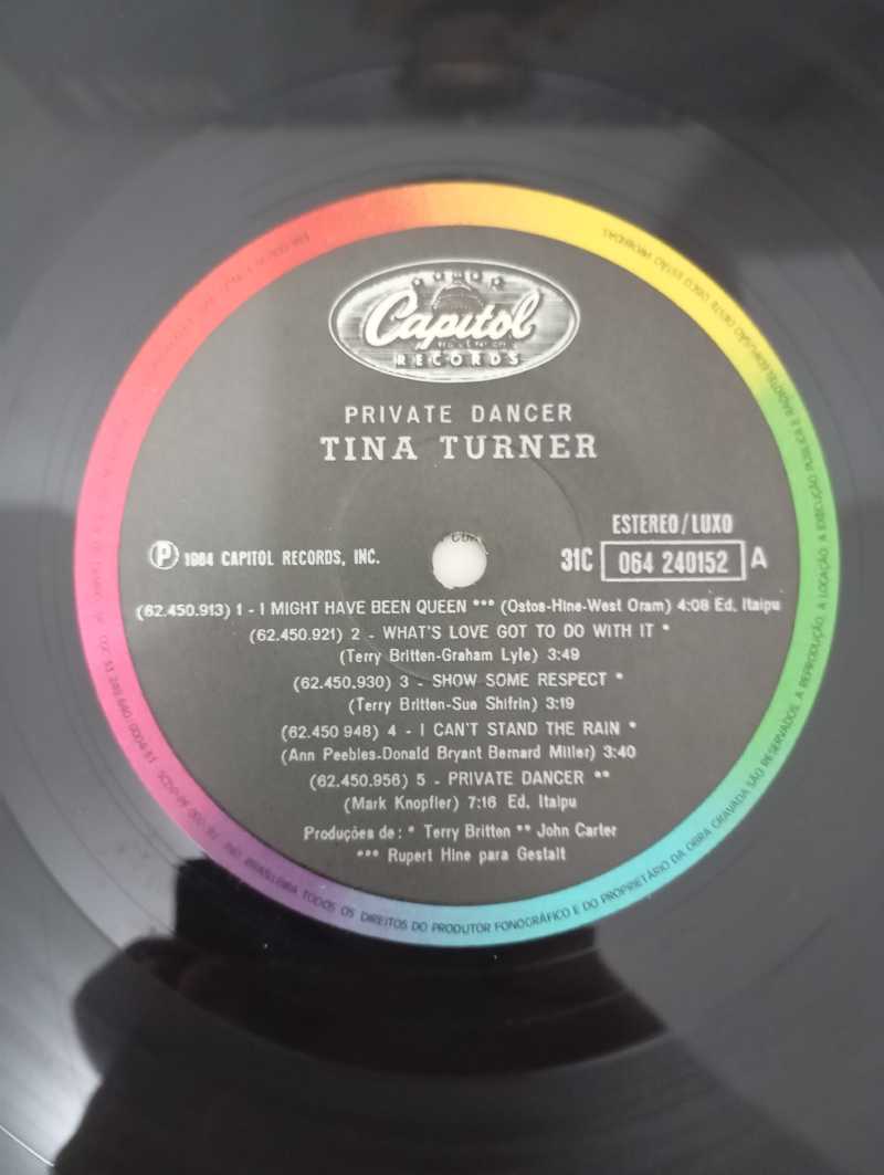 Lp Vinil Tina Turner Private Dancer Com Encarte