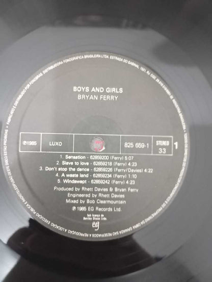 Lp Vinil Bryan Ferry Boys And Girls Com Encarte