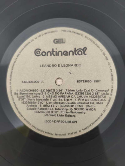 Lp Vinil Leandro & Leonardo 1987