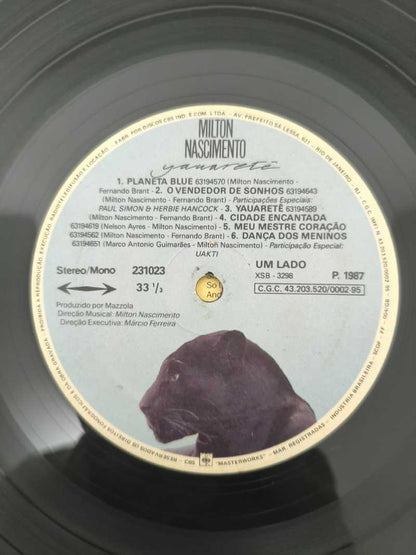 Lp Vinil Milton Nascimento Yauaretê Capa Dupla Com Encarte