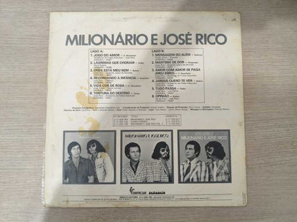 Lp Vinil Milionário & José Rico Gargantas Ouro Brasil 4