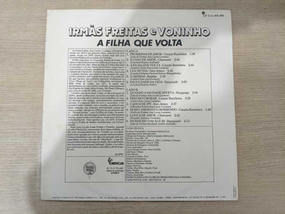 Lp Vinil Irmãs Freitas E Voninho A Filha Que Volta