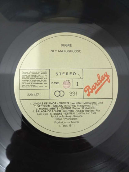 Lp Vinil Ney Matogrosso Bugre
