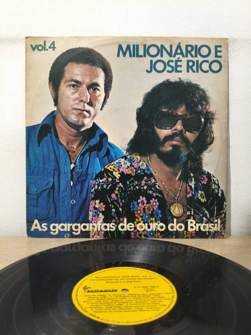 Lp Vinil Milionário & José Rico Gargantas Ouro Brasil 4
