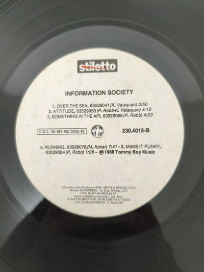 Lp Vinil Information Society 1988 Com Encarte