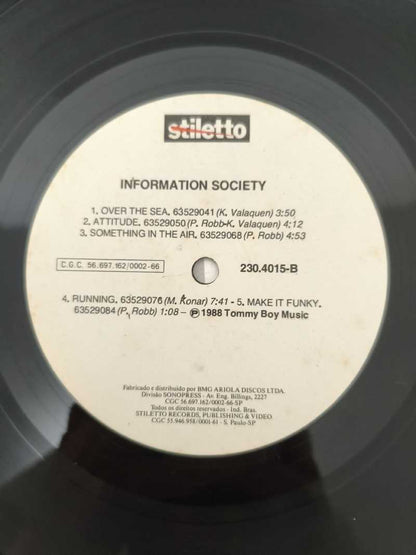 Lp Vinil Information Society 1988 Com Encarte