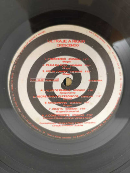 Lp Vinil Ultraje A Rigor Crescendo Com Encarte